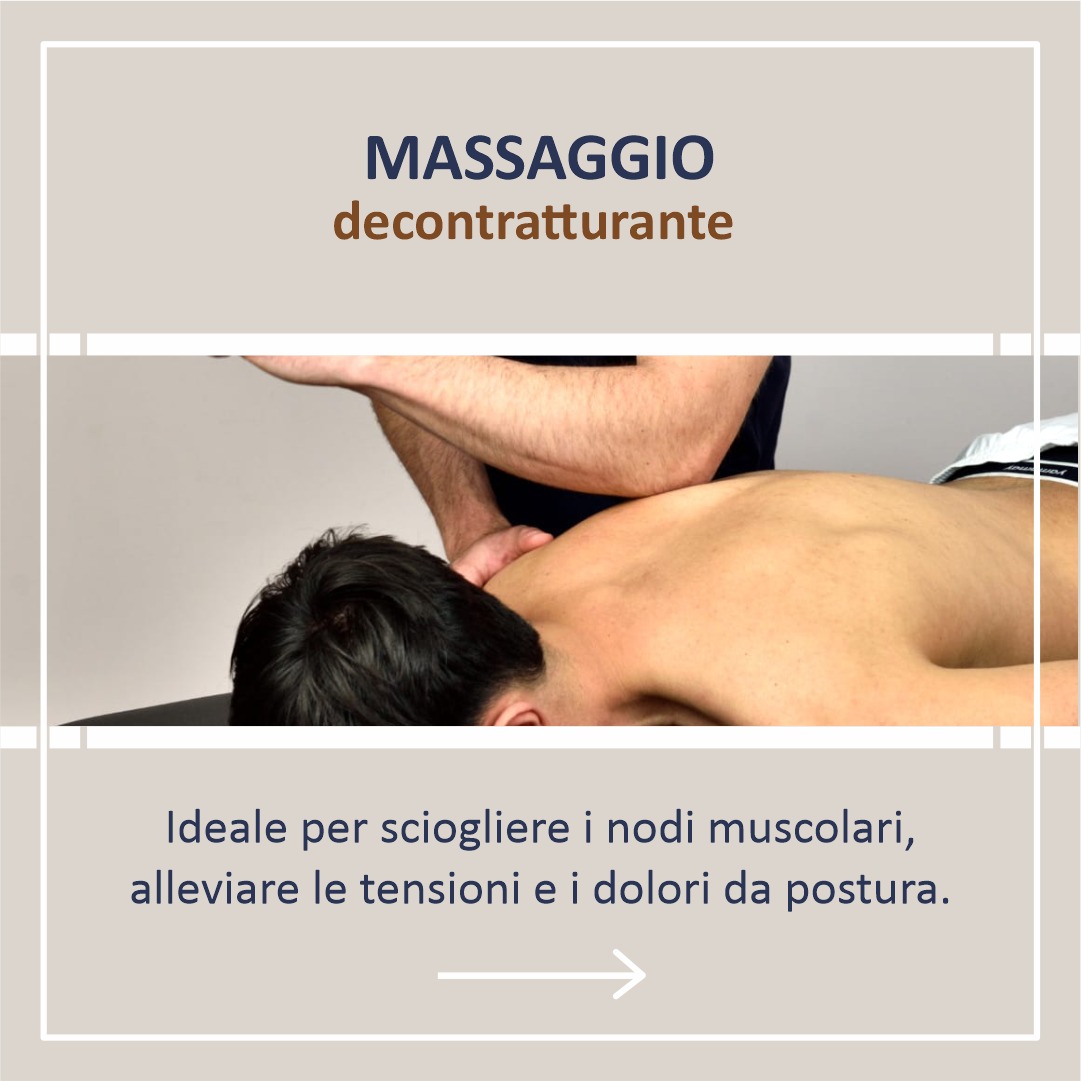 Seduta di massaggio decontratturante svolta da Tindaro Ferlazzo